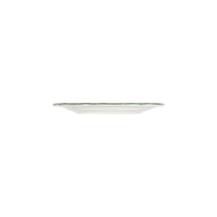 Conjunto de jantar 24 peças branco/verde porcelana