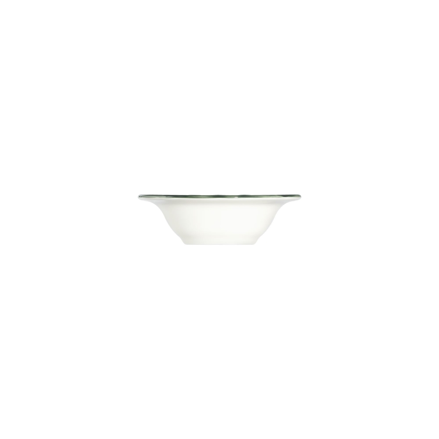 Conjunto de jantar 24 peças branco/verde porcelana