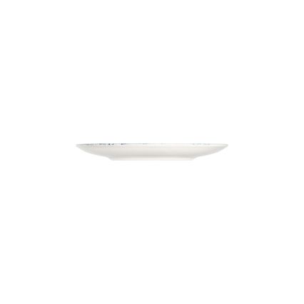 Conjunto de jantar 24 peças branco/vermelho/azul /porcelana
