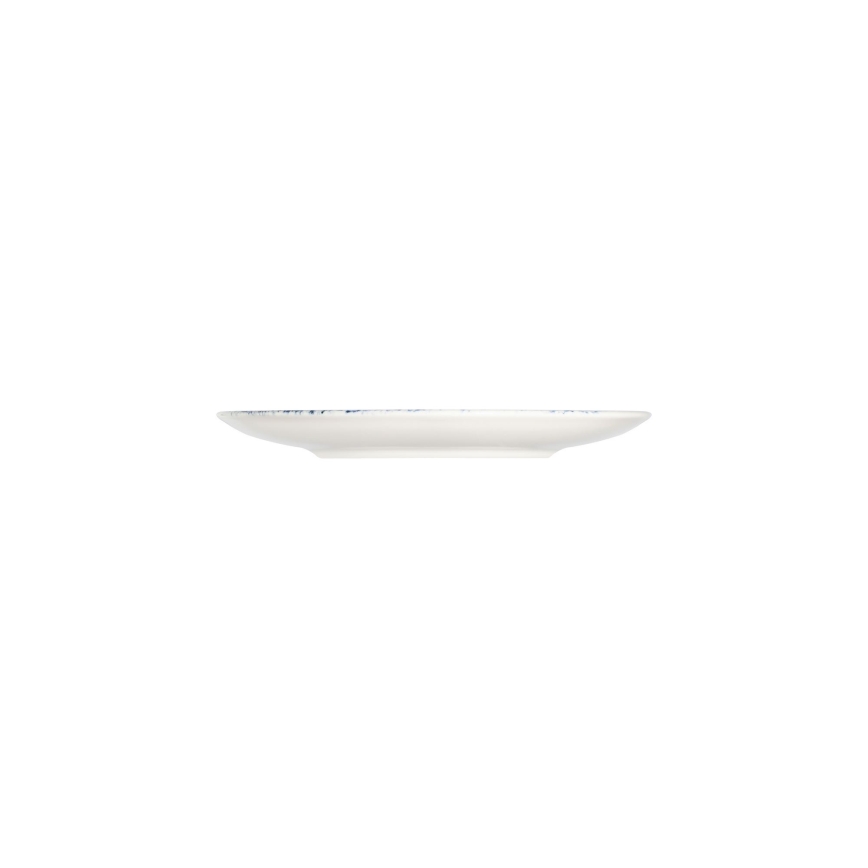 Conjunto de jantar 24 peças branco/vermelho/azul /porcelana