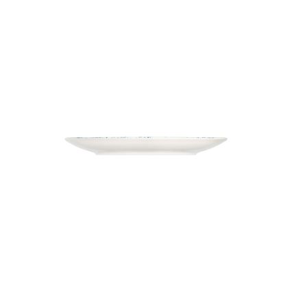 Conjunto de jantar 24 peças branco/vermelho/azul /porcelana