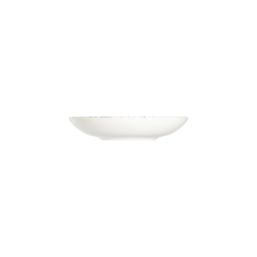 Conjunto de jantar 24 peças branco/vermelho/azul /porcelana