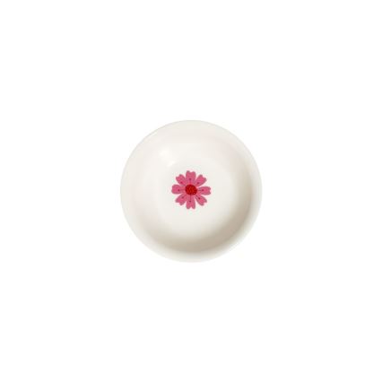 Conjunto de jantar 24 peças branco/vermelho/verde/porcelana