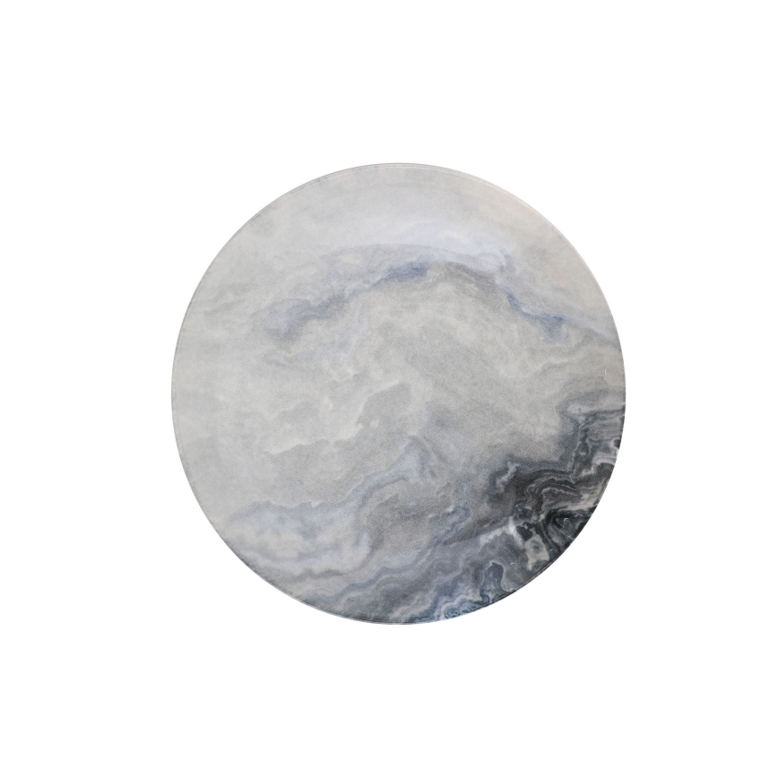 Conjunto de jantar 24 peças castanho/porcelana