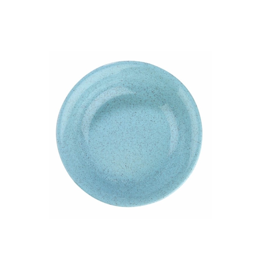 Conjunto de jantar 24 peças em porcelana, azul