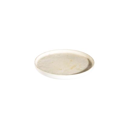 Conjunto de jantar 24 peças em porcelana, bege