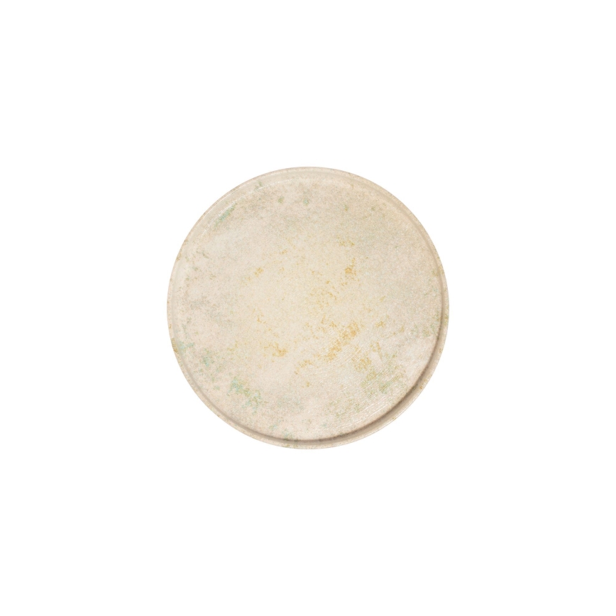 Conjunto de jantar 24 peças em porcelana, bege