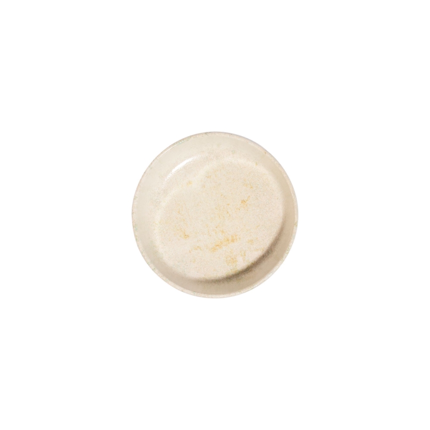 Conjunto de jantar 24 peças em porcelana, bege