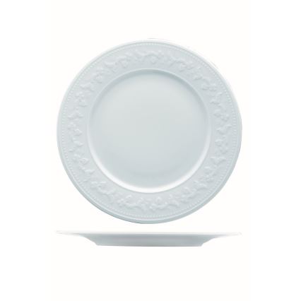 Conjunto de jantar 24 peças em porcelana branca