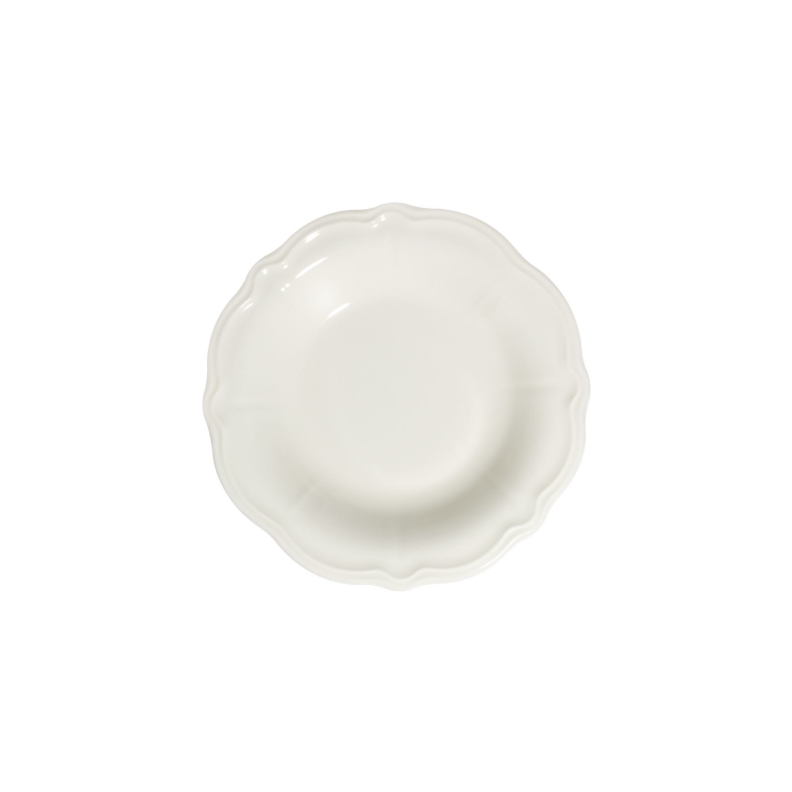 Conjunto de jantar 24 peças em porcelana branca