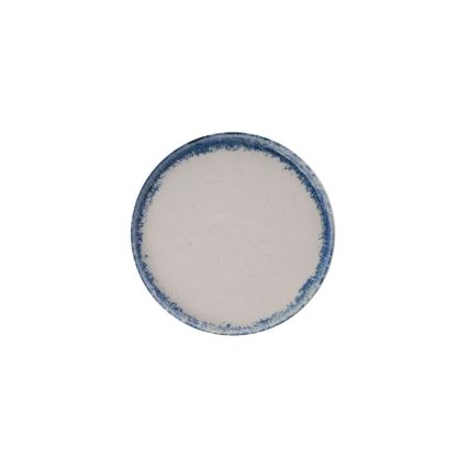 Conjunto de jantar 24 peças em porcelana, branco/azul