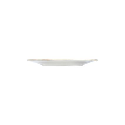 Conjunto de jantar 24 peças em porcelana branco/azul/vermelho