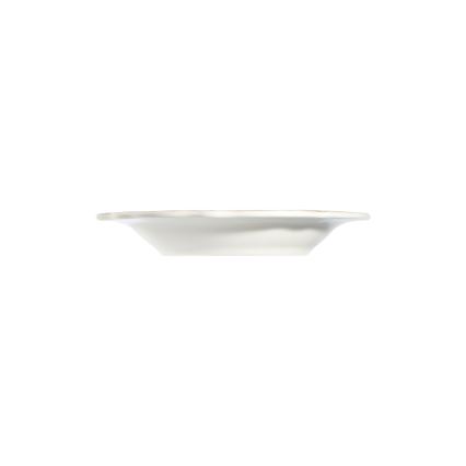 Conjunto de jantar 24 peças em porcelana branco/azul/vermelho