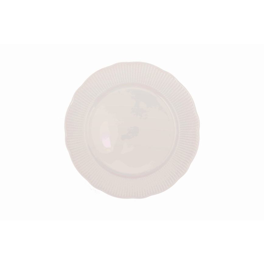 Conjunto de jantar 24 peças em porcelana, branco