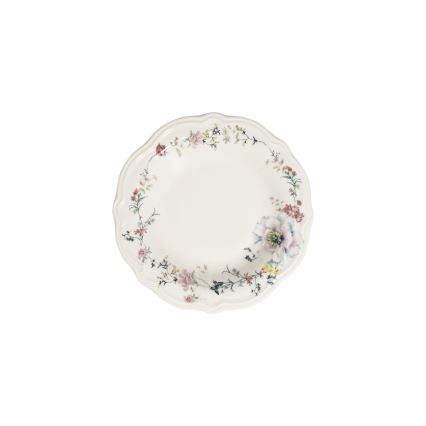 Conjunto de jantar 24 peças em porcelana, multicolorido