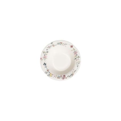 Conjunto de jantar 24 peças em porcelana, multicolorido