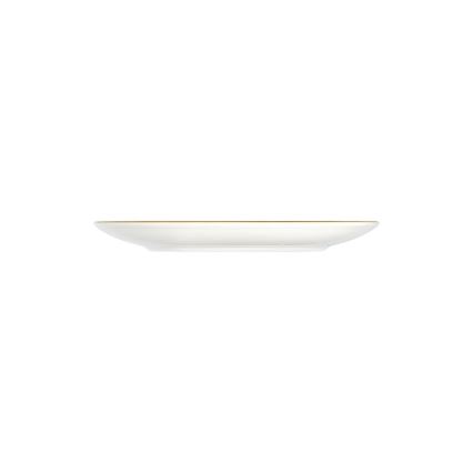 Conjunto de jantar 24 peças em porcelana — creme, bege e verde
