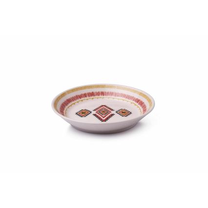 Conjunto de jantar 24 peças multicolorido/cerâmica