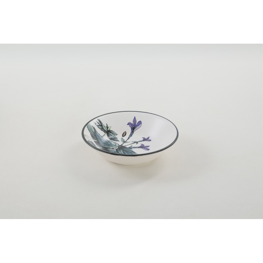 Conjunto de jantar 24 peças multicolorido/grés