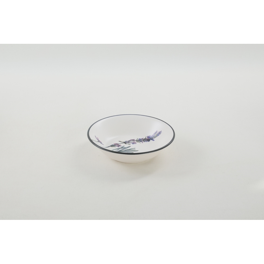 Conjunto de jantar 24 peças multicolorido/grés