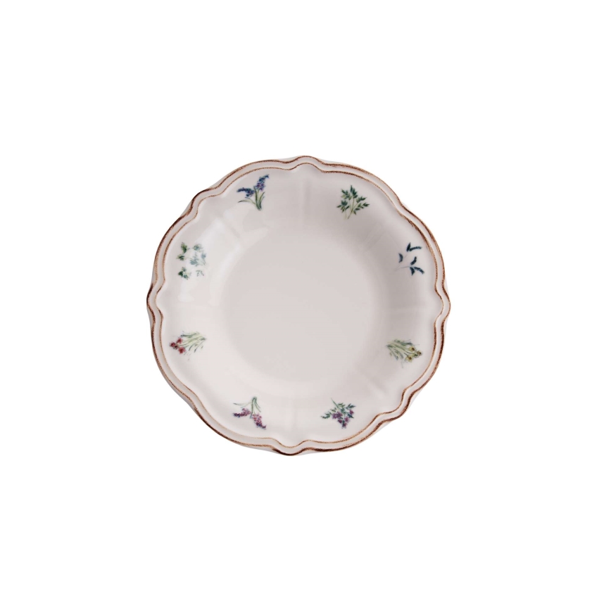Conjunto de jantar 24 peças multicolorido/porcelana