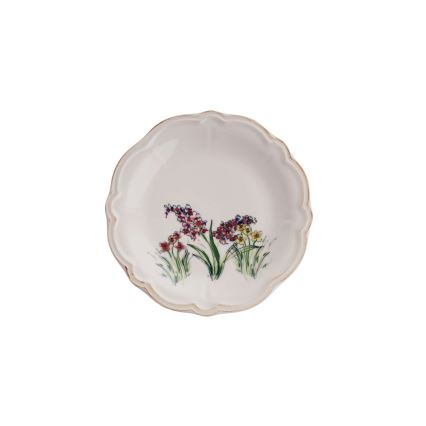 Conjunto de jantar 24 peças multicolorido/porcelana