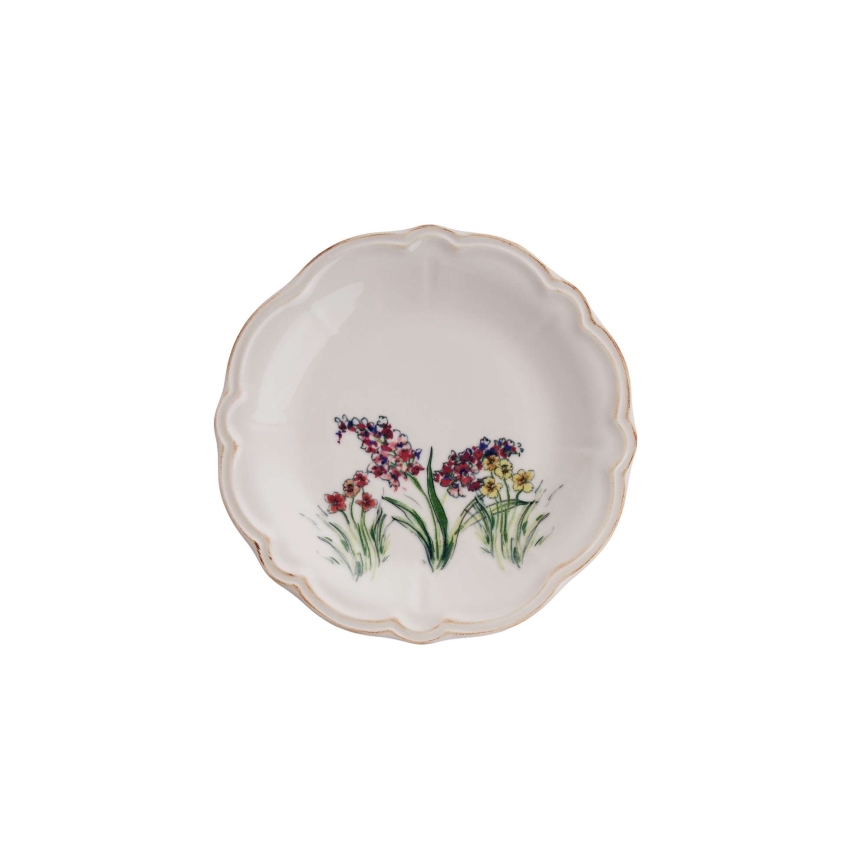 Conjunto de jantar 24 peças multicolorido/porcelana