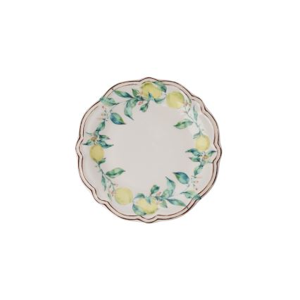 Conjunto de jantar 24 peças multicolorido/porcelana