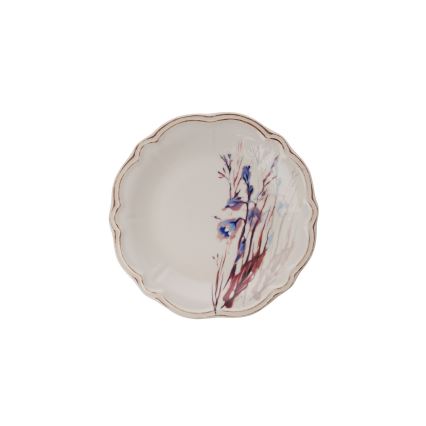 Conjunto de jantar 24 peças multicolorido/porcelana