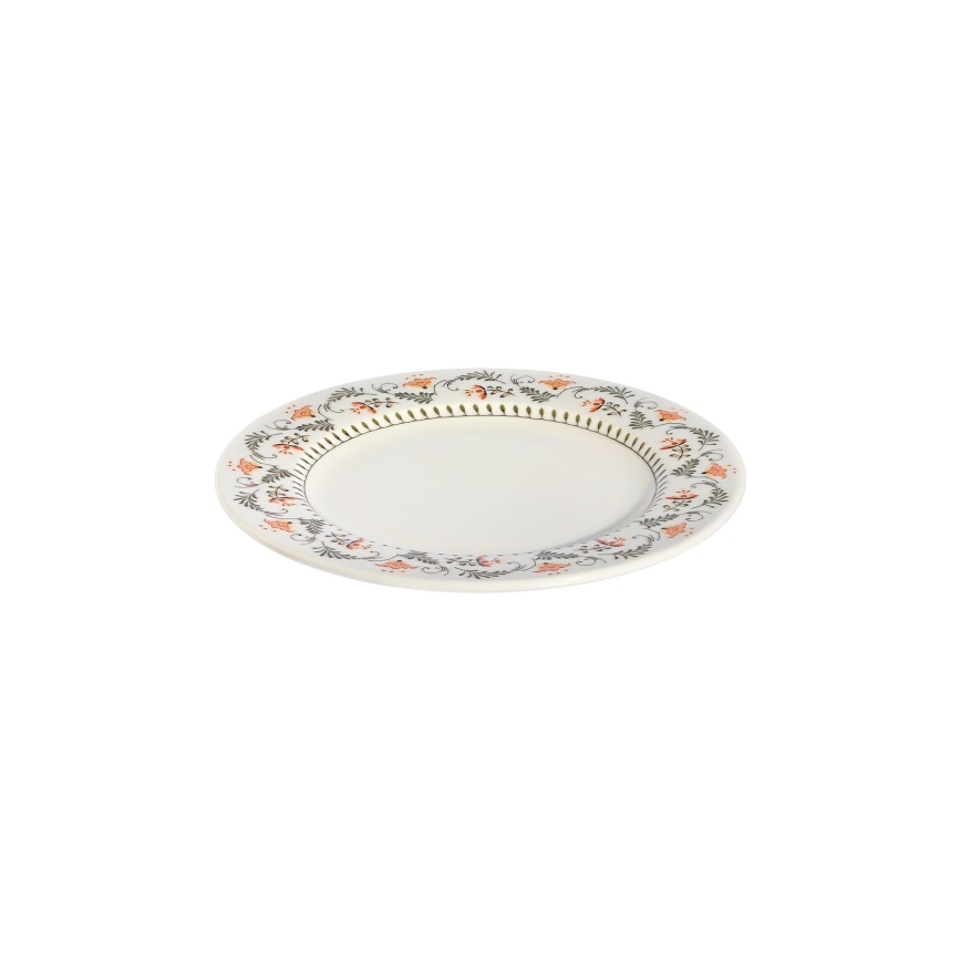 Conjunto de jantar 24 peças multicolorido/porcelana