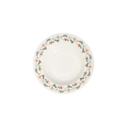 Conjunto de jantar 24 peças multicolorido/porcelana