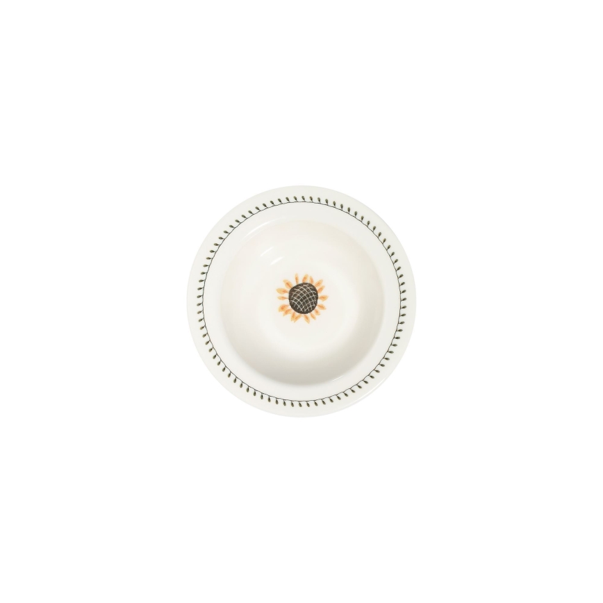 Conjunto de jantar 24 peças multicolorido/porcelana