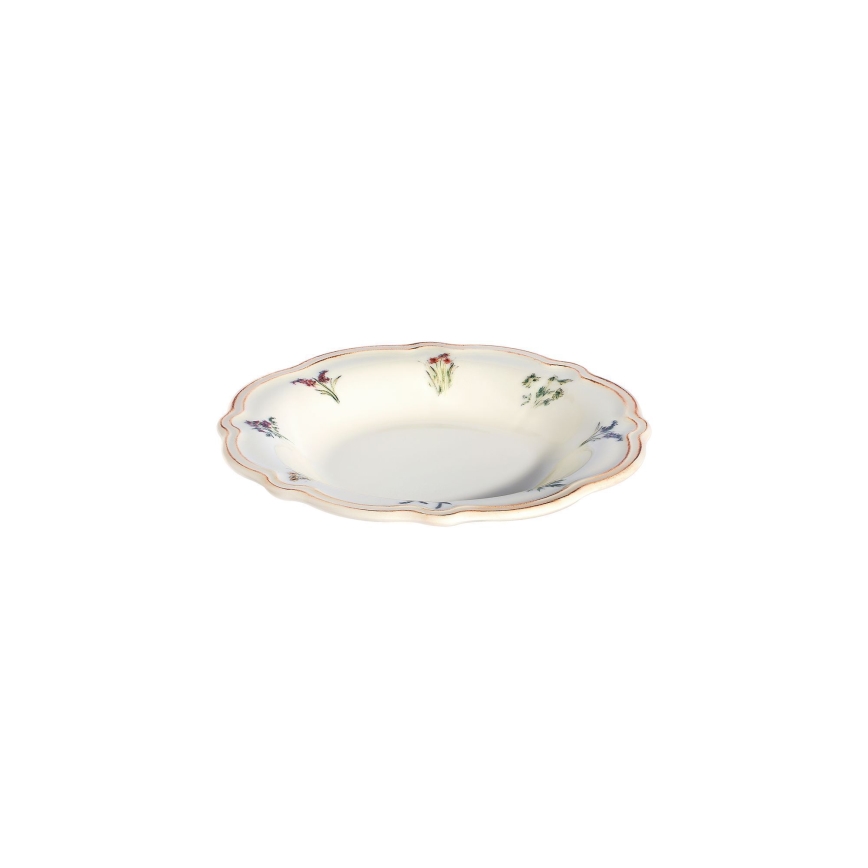 Conjunto de jantar 24 peças multicolorido/porcelana