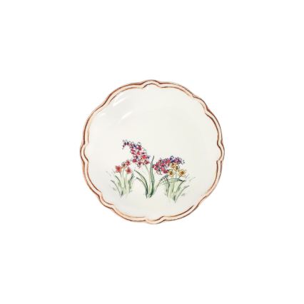 Conjunto de jantar 24 peças multicolorido/porcelana