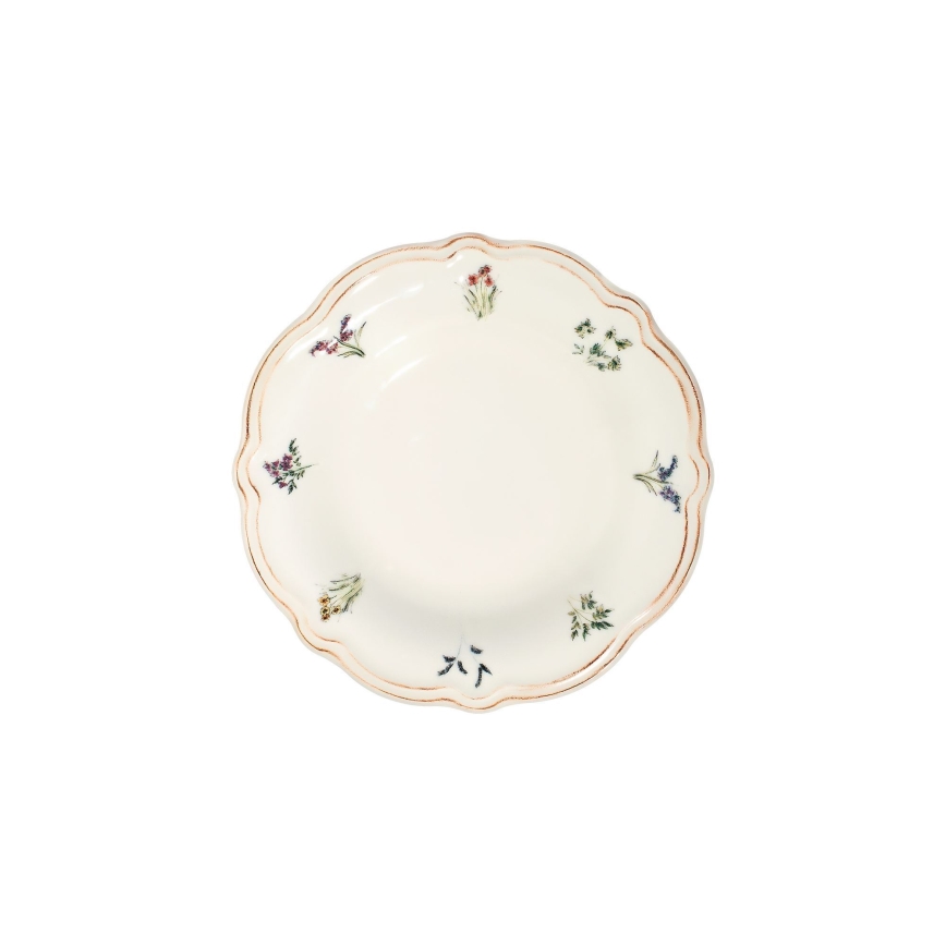 Conjunto de jantar 24 peças multicolorido/porcelana