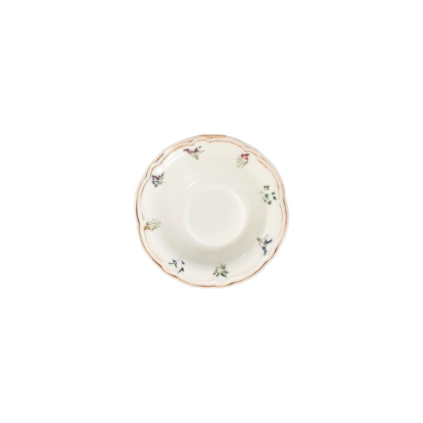 Conjunto de jantar 24 peças multicolorido/porcelana