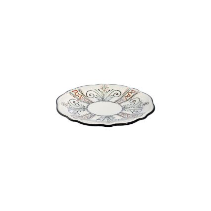 Conjunto de jantar 24 peças multicolorido/porcelana