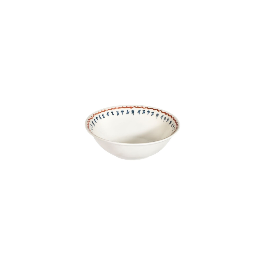 Conjunto de jantar 24 peças multicolorido/porcelana
