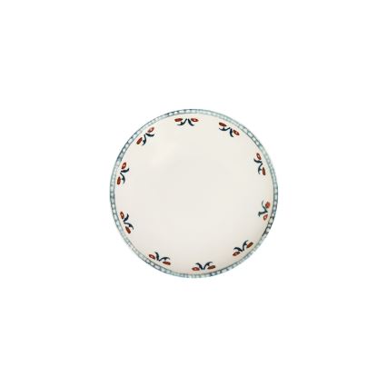 Conjunto de jantar 24 peças multicolorido/porcelana