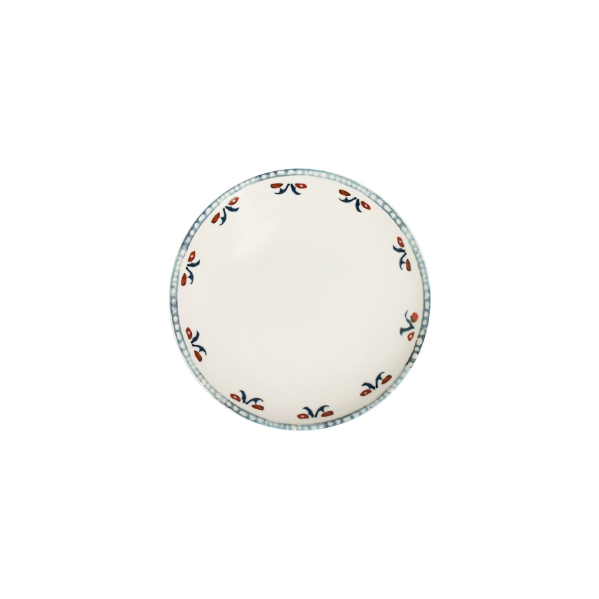 Conjunto de jantar 24 peças multicolorido/porcelana