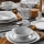 Conjunto de jantar 24 peças, porcelana branca