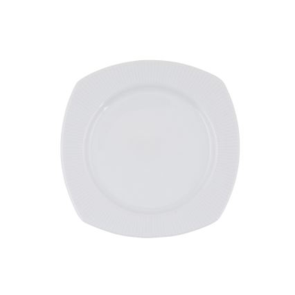Conjunto de jantar 24 peças, porcelana branca