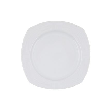 Conjunto de jantar 24 peças, porcelana branca