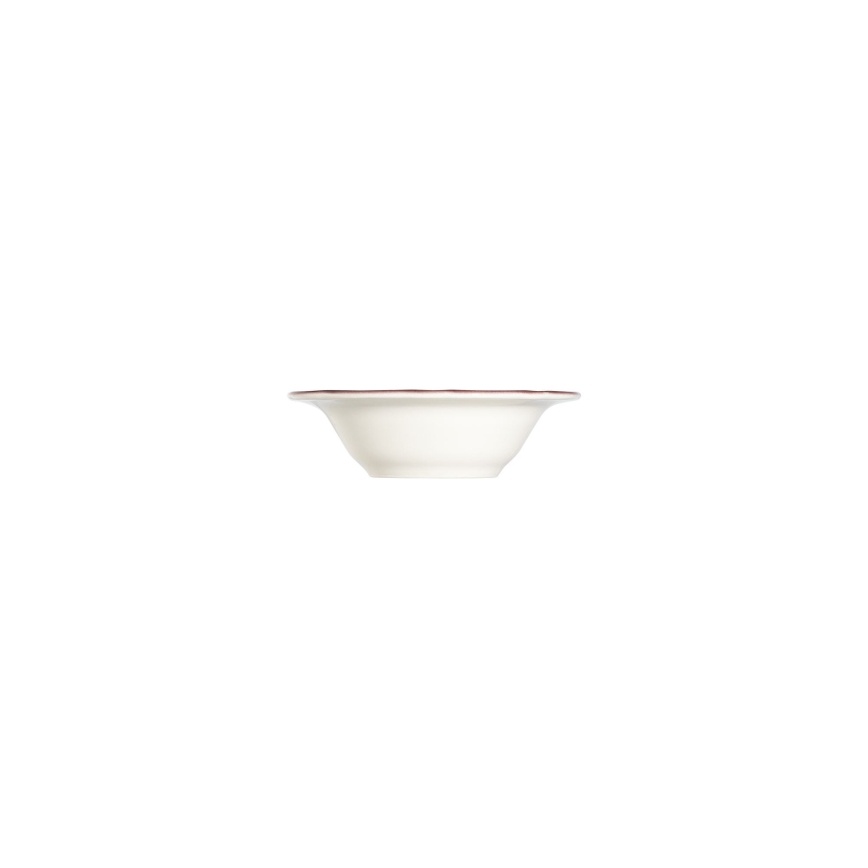 Conjunto de jantar 24 peças, porcelana, branco/rosa