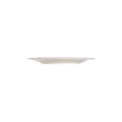 Conjunto de jantar 24 peças, porcelana, branco/rosa