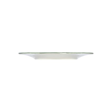 Conjunto de jantar 24 peças, porcelana, branco/verde/vermelho