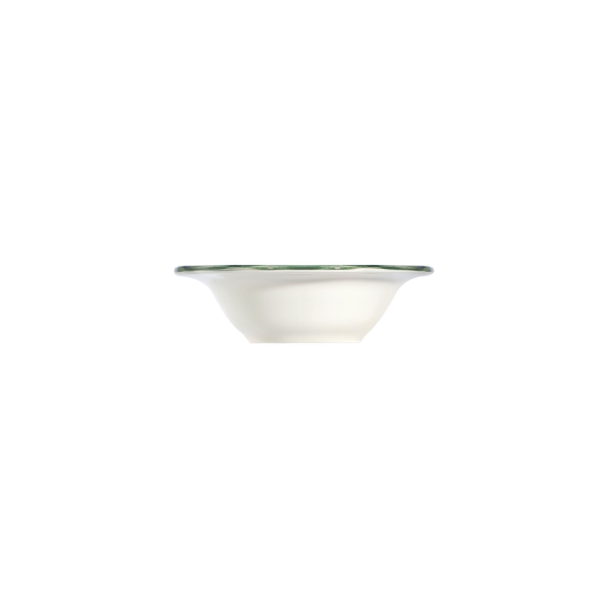Conjunto de jantar 24 peças, porcelana, branco/verde/vermelho