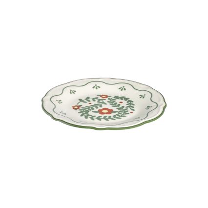 Conjunto de jantar 24 peças, porcelana multicolorida
