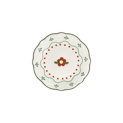 Conjunto de jantar 24 peças, porcelana multicolorida