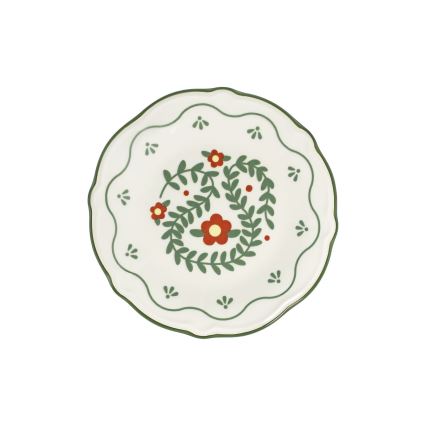 Conjunto de jantar 24 peças, porcelana multicolorida